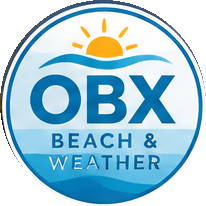 OBX Beach & Weather circular logo